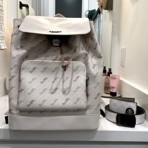 Coach Drawstring Buckle Backpack